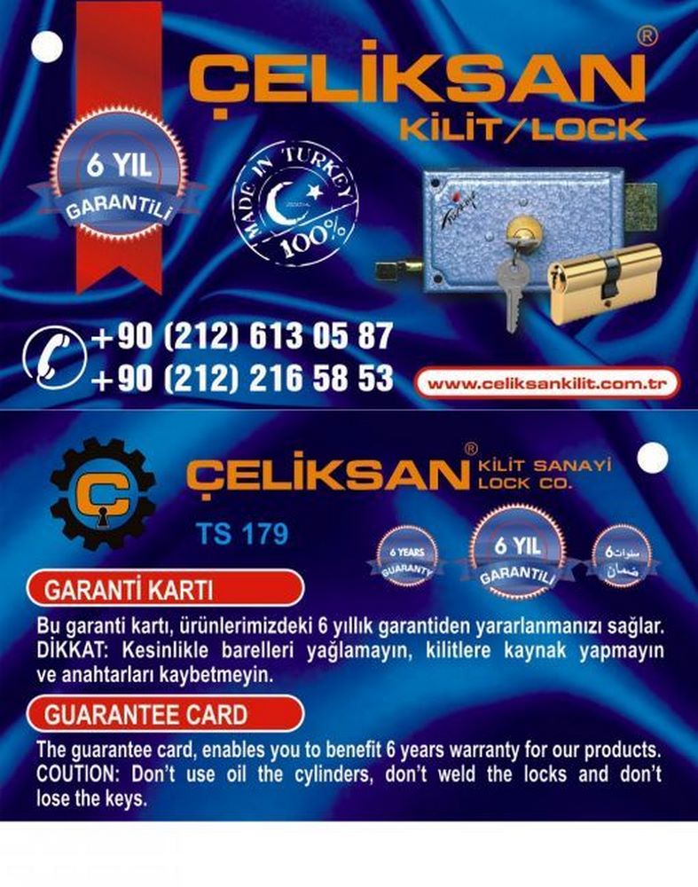 Çeliksan Tirajlı Kilit