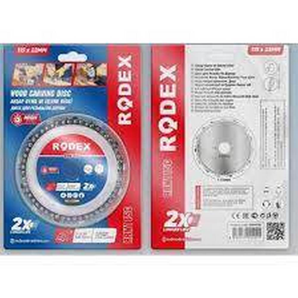 Rodex RRW115C Ahşap Oyma ve İşleme Diski 115mm (100)
