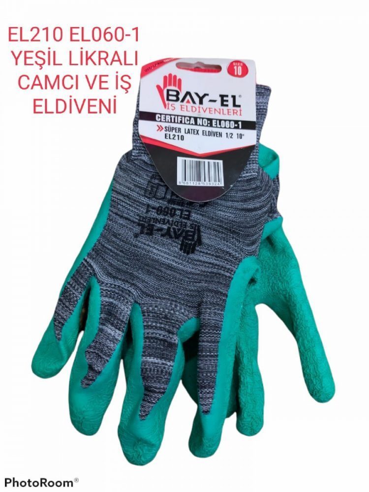 Bay-El Yeşil Latex Eldiven no: 10