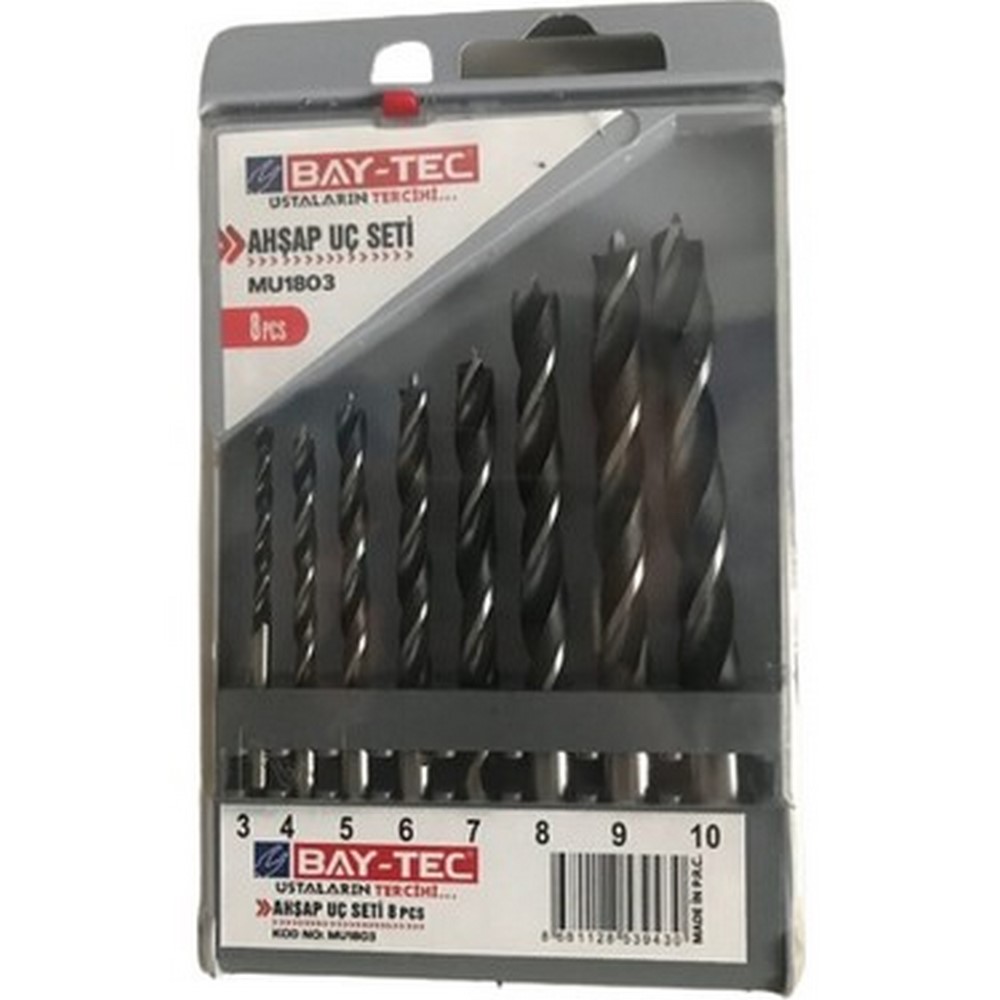 Baytec Ahşap Uç Seti 8 Pcs