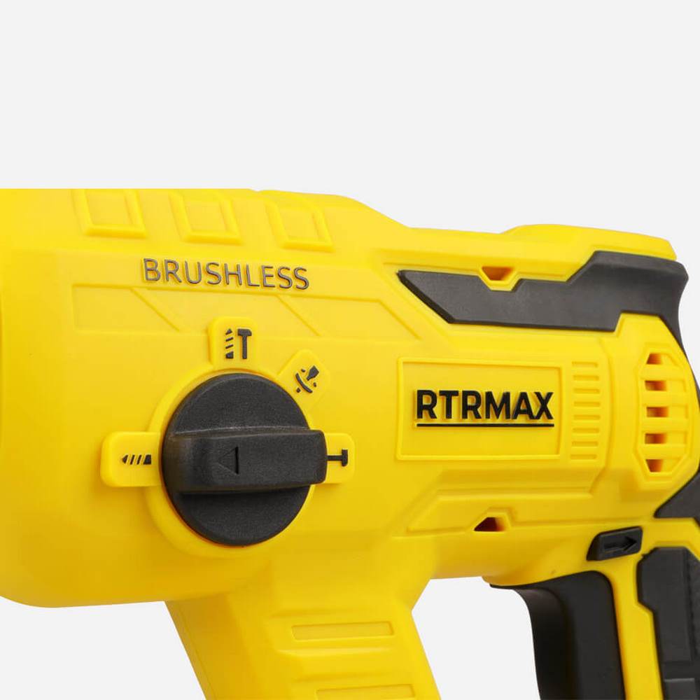 Rtrmax RTX2095 Akülü Elektropnömatik Kırıcı Delici 18v 2.2j 2*4Ah Akü Kömürsüz  Lion