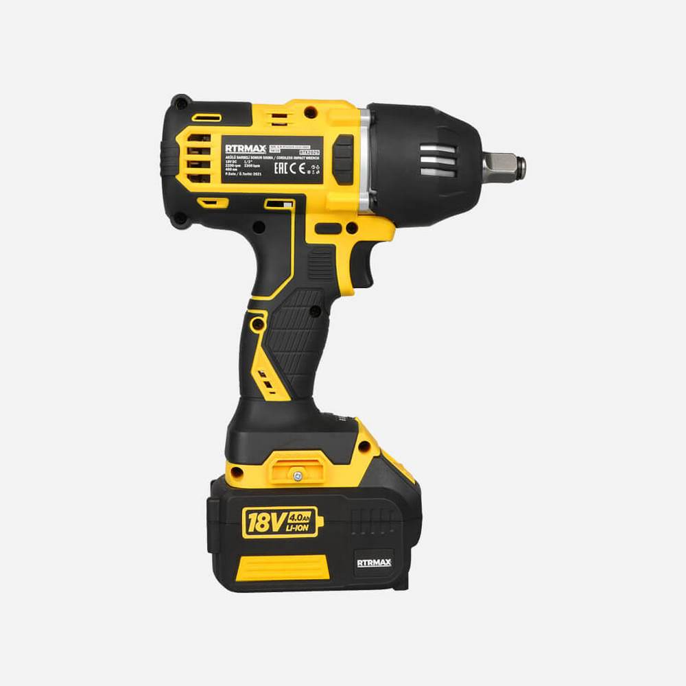 Rtrmax  Rtx2029B Akülü Somun Sıkma 18V 400Nm (Kömürsüz) Aküsüz
