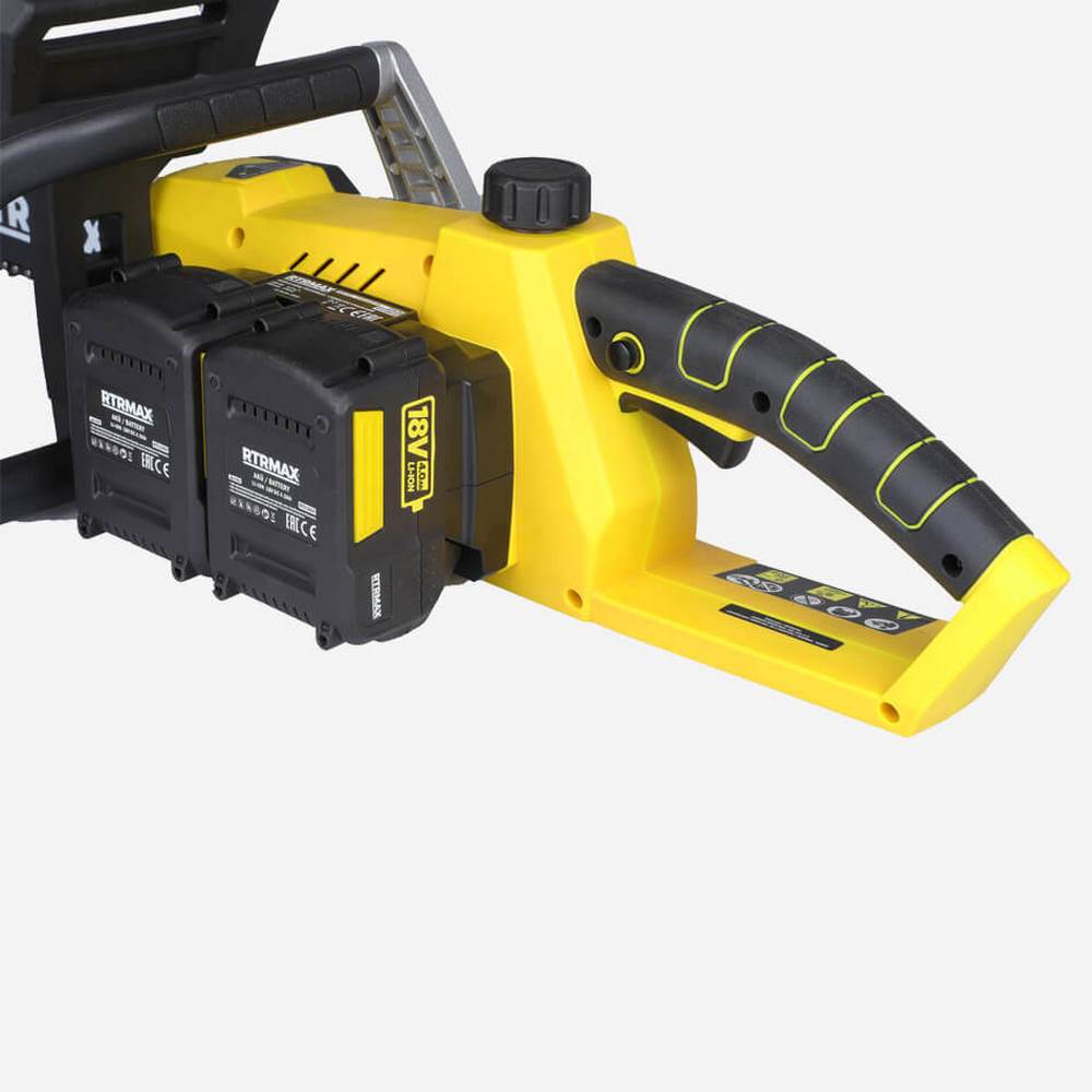 Rtrmax Rtx1891 Akülü Ağaç Kesme Motoru 36V, 35Cm Pala, 2X4Ah Akü, Hızlı Şarz X-Lion