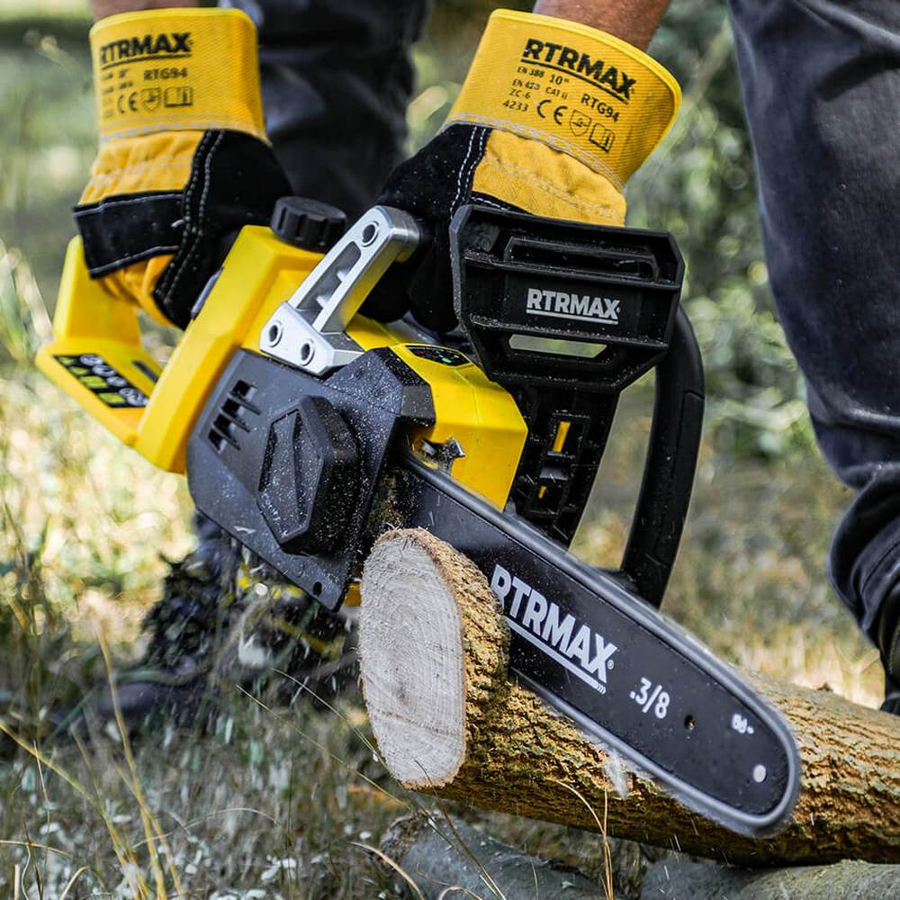 Rtrmax Rtx1891 Akülü Ağaç Kesme Motoru 36V, 35Cm Pala, 2X4Ah Akü, Hızlı Şarz X-Lion