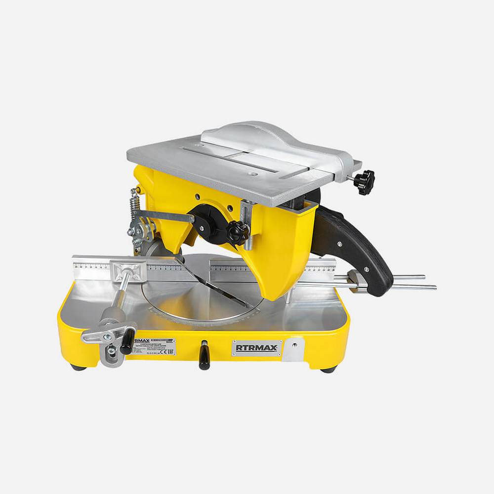 Üstten Tablalı Yatarlı Gönye Kesme Makinası RTM636 1100w  300mm İndüksiyon Motor Rtrmax