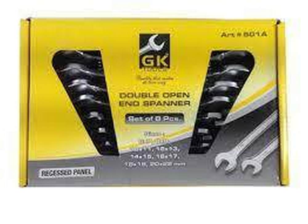 GK TOOLS 8PCS İKİ AĞIZ ANAHTAR TAKIMI