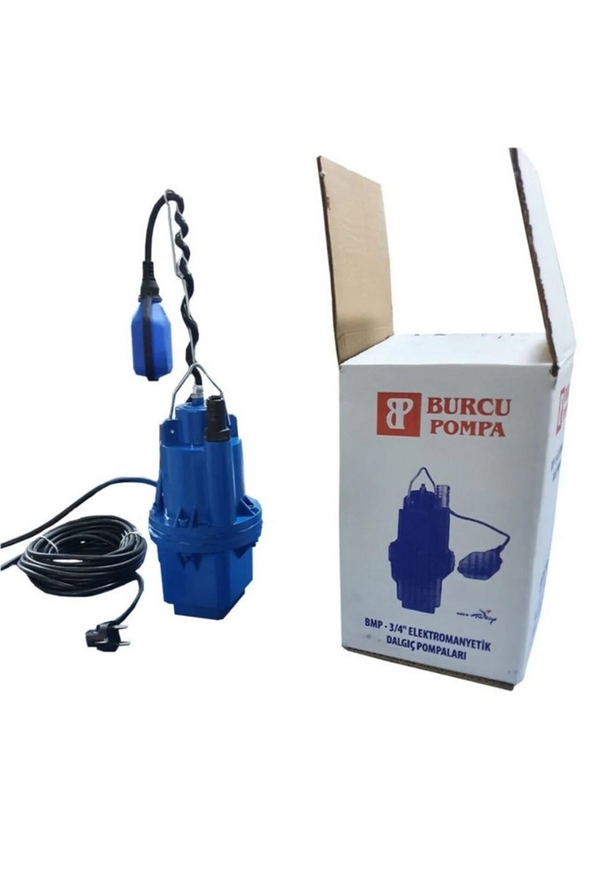 Burcu Pompa Dalgıç Su Pompası 1/2 10 Metre Kablolu