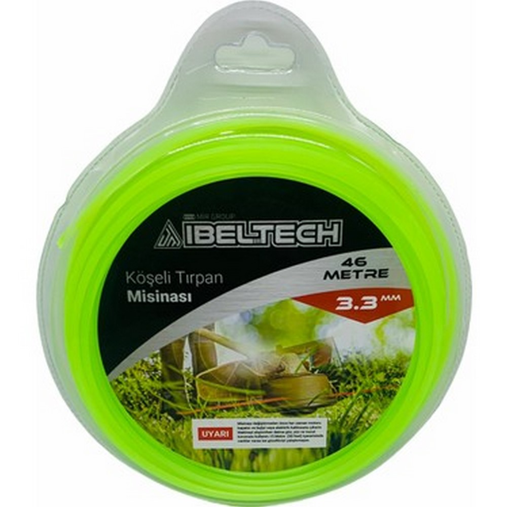 Ibeltech Köşeli Tırpan Misinası 3.3mm 46 Metre
