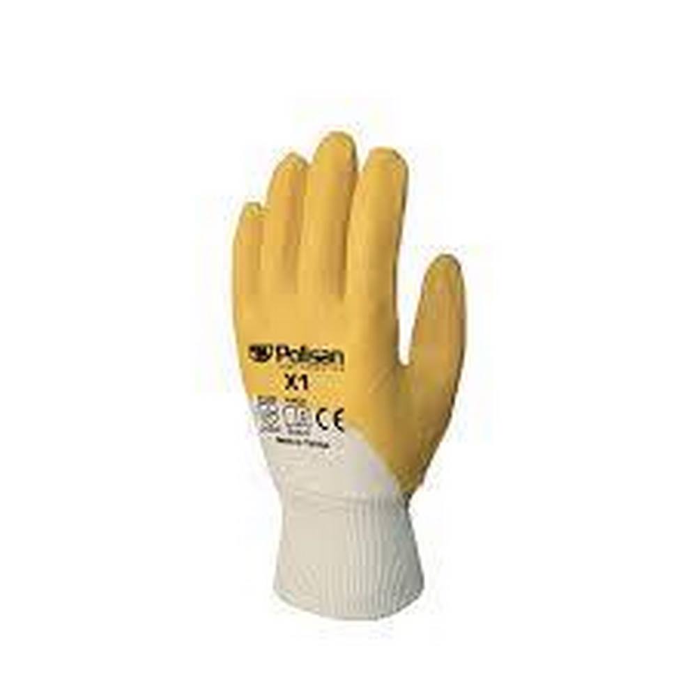 Polisan X1 Sarı Eldiven no: 9