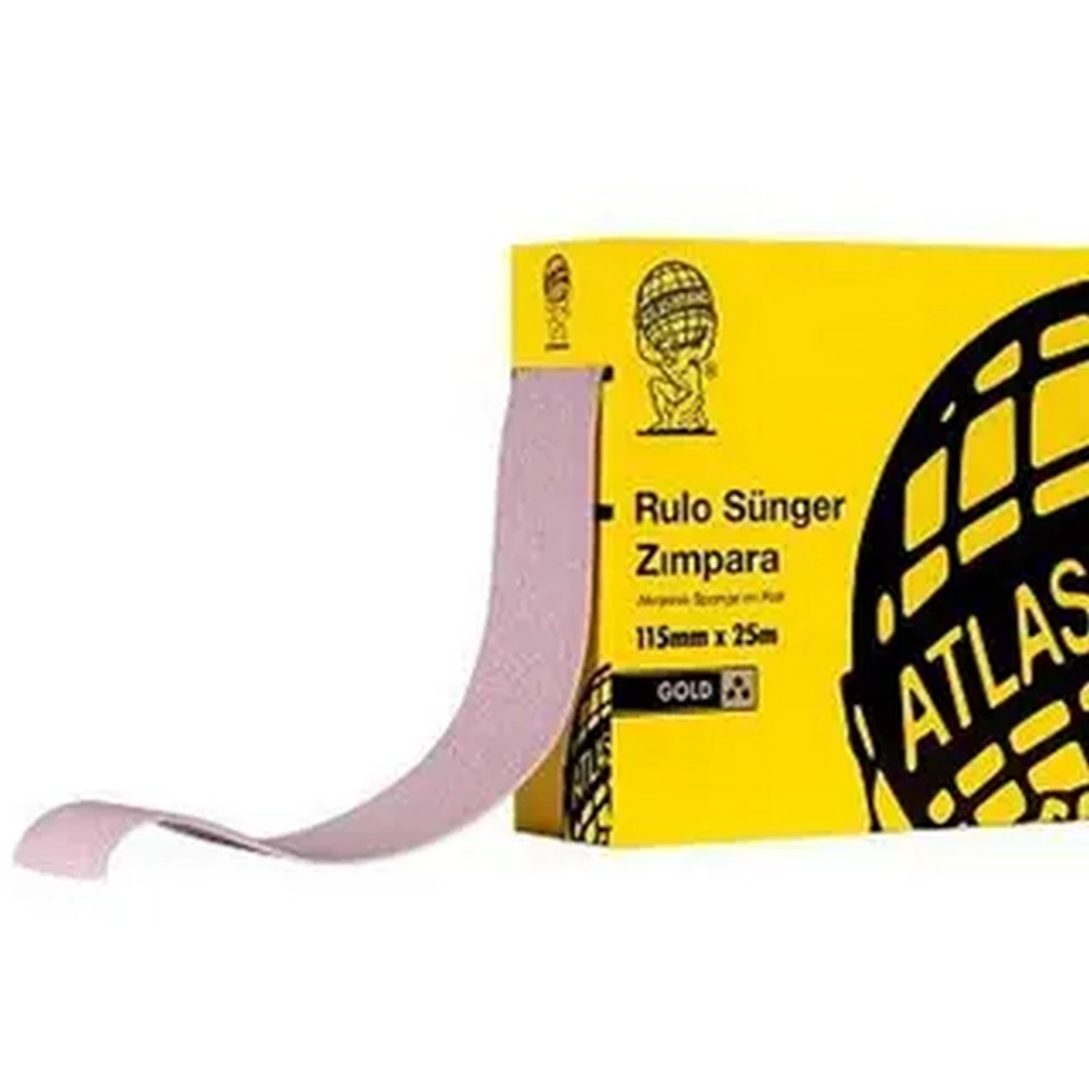 Atlas Rulo Sünger Zımpara P80 1 mt