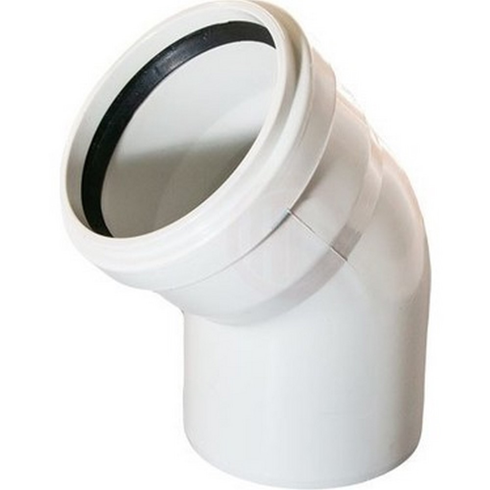 Pvc Açık Dirsek 45' 160 mm