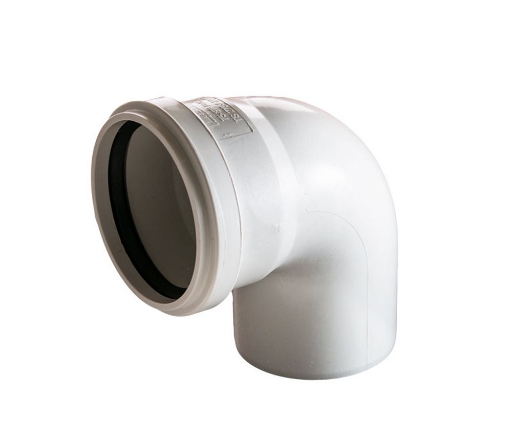 PVC KAPALI DİRSEK 87  50MM