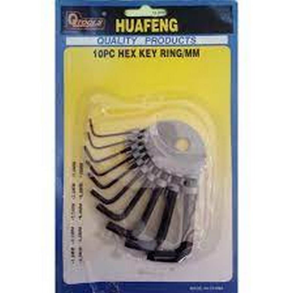 Huafeng 10 Parça Alyan Anahtar Seti