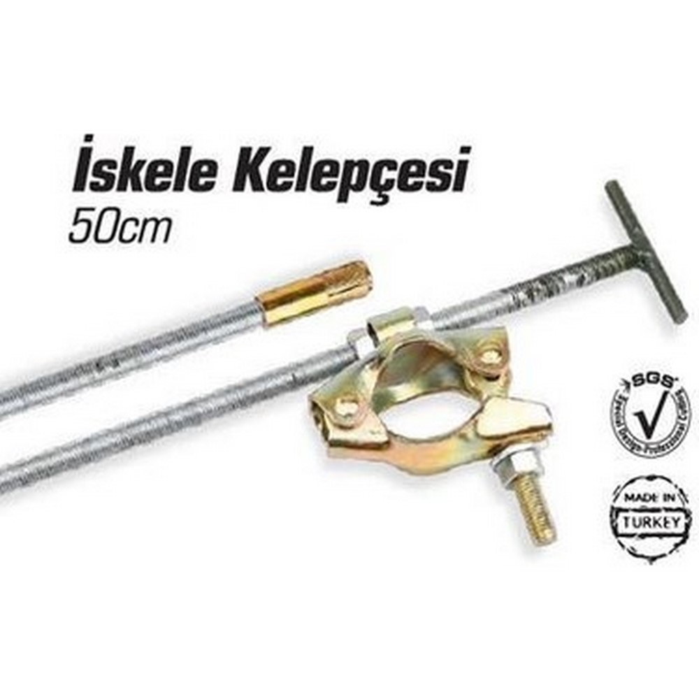 Dubel İskele Bağlantısı 50 cm (Dubeli) Tij İskele Keleğçesi