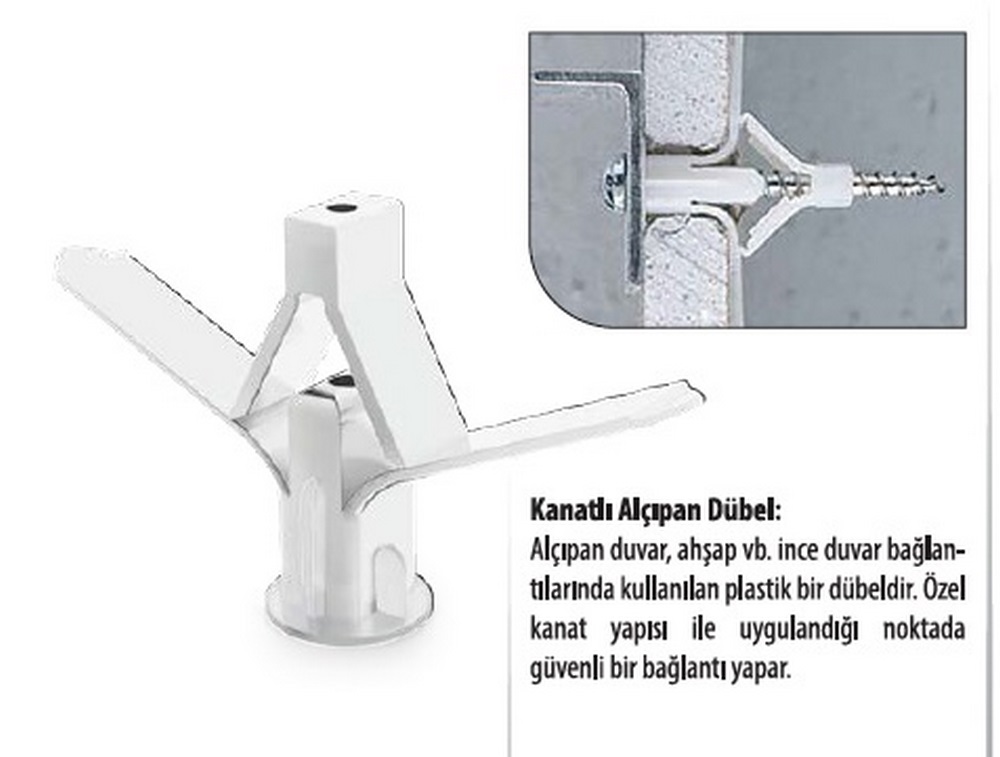 Dubel Alçıpan Dubeli Kanatlı