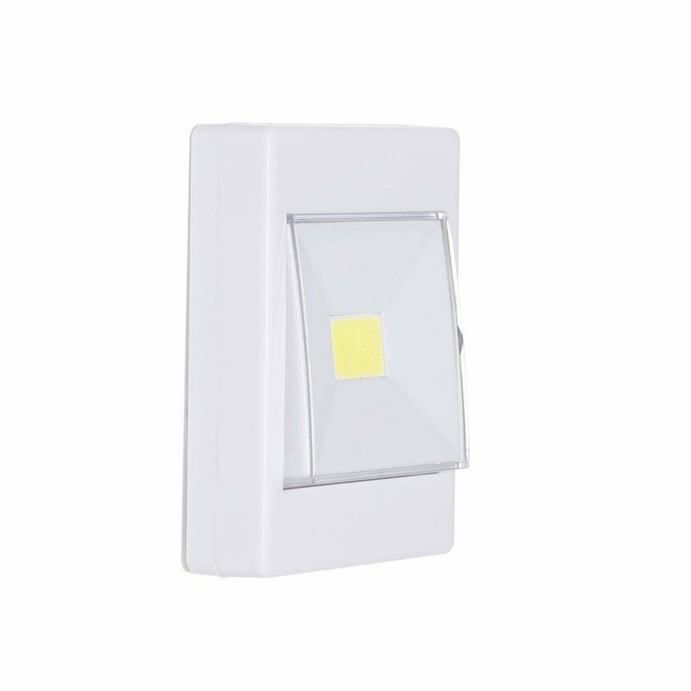 Klaus KE47708 Yapışkanlı Duvar Lambası 1w Kare 4A Pil