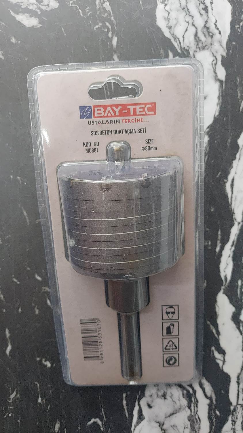 Bay-Tec Sds Beton Buat Açma Seti 80 mm