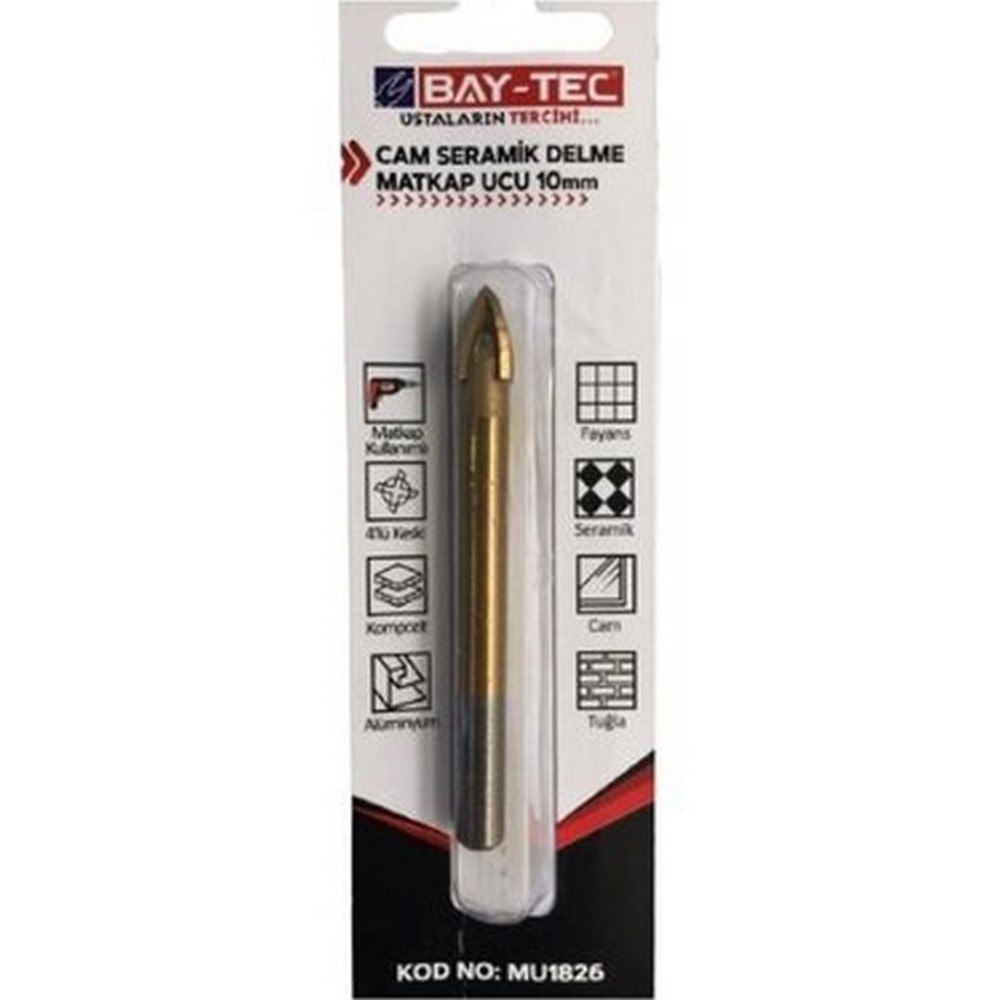 Bay-Tec Cam Seramik Delme Matkap Ucu 6mm