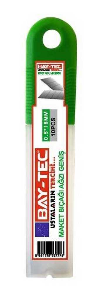 Bay-Tec Maket Bıçak Ağızı Geniş 10lu