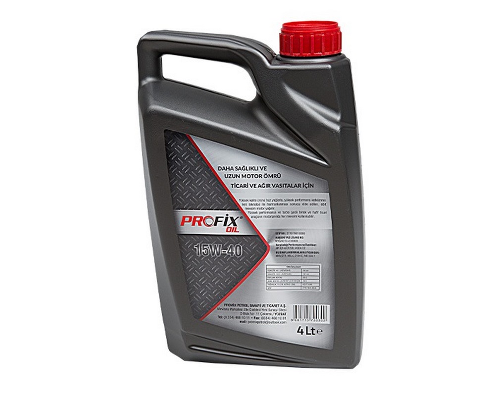 Profix Oil 15w-40 Motor Yağı 4 lt