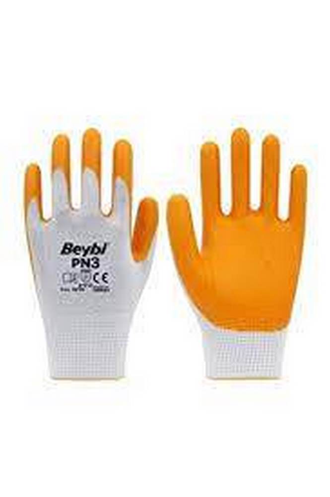Beybi PN3 Sarı Beyaz Eldiven 10/xl