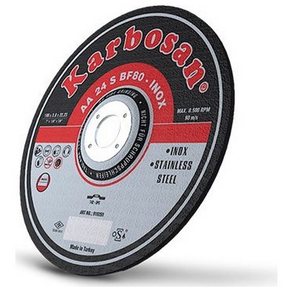 Karbosan İnox Metal Kesme Diski 180 x 3.0 x 22.2