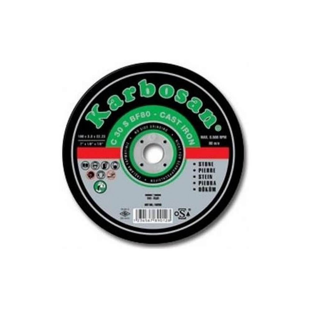 Karbosan C 30 BF80-Cast Iron 230 x 3.0 x 22.23