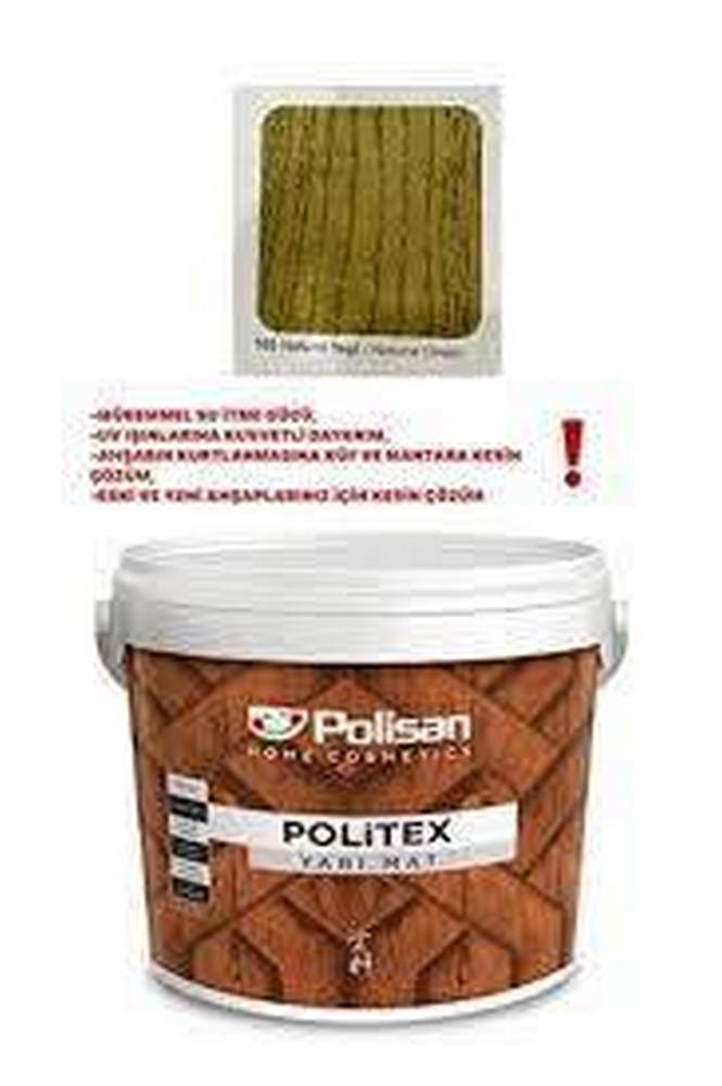 Polisan Politex Ahşap Verniği Yeşil 2,5l