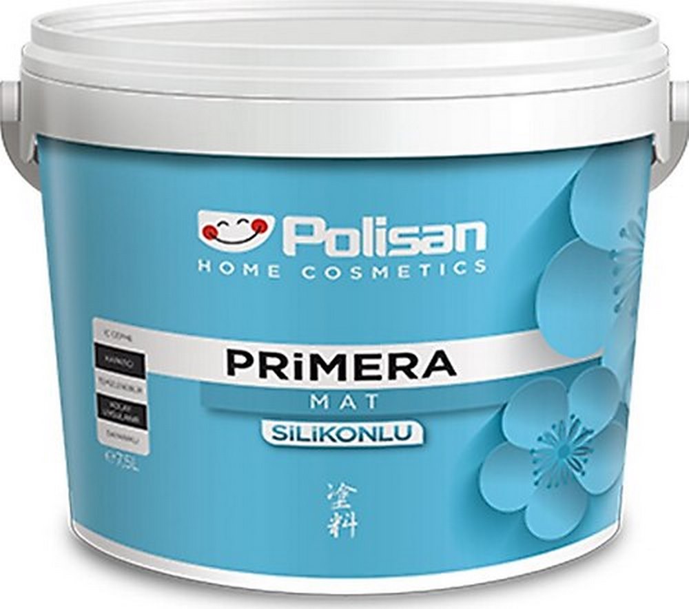 Polisan Primera Mat Silikonlu Siyah 7,5 l