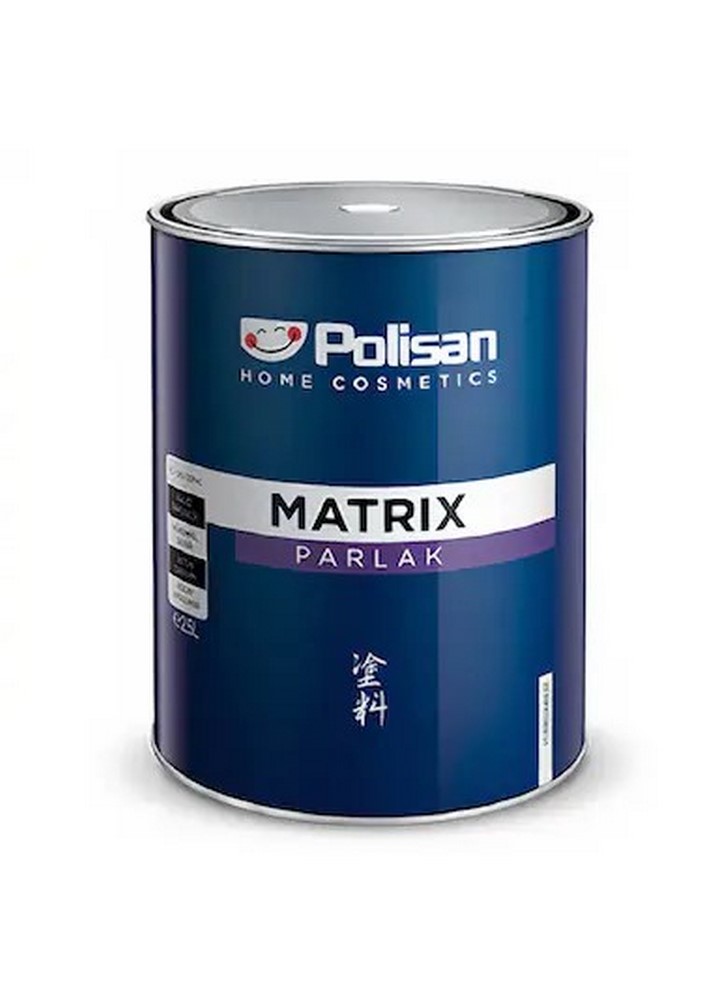 Polisan Matrix Enamel 2,5l Yeni Kahverengi (Parlak)