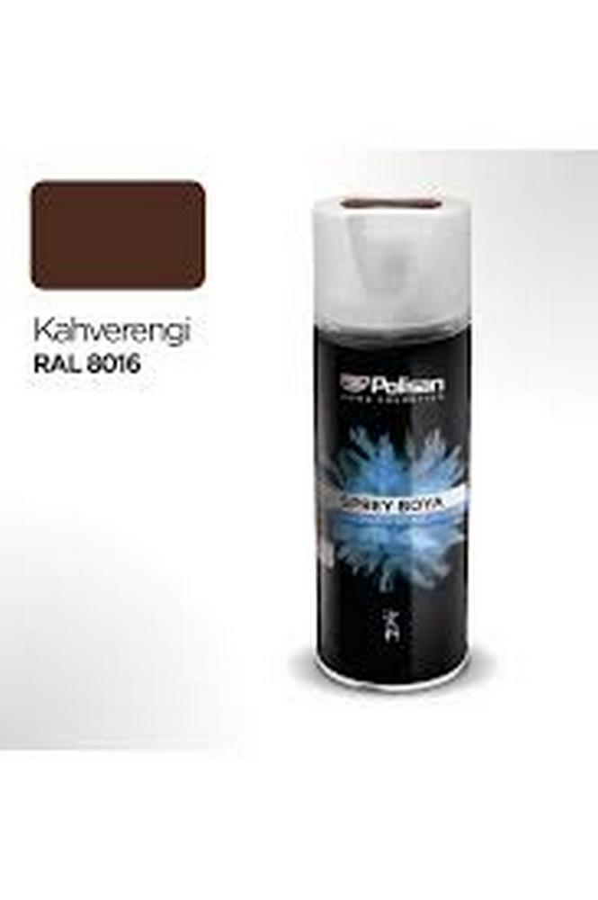 Polisan Plastik Sprey Boya Kahverengi