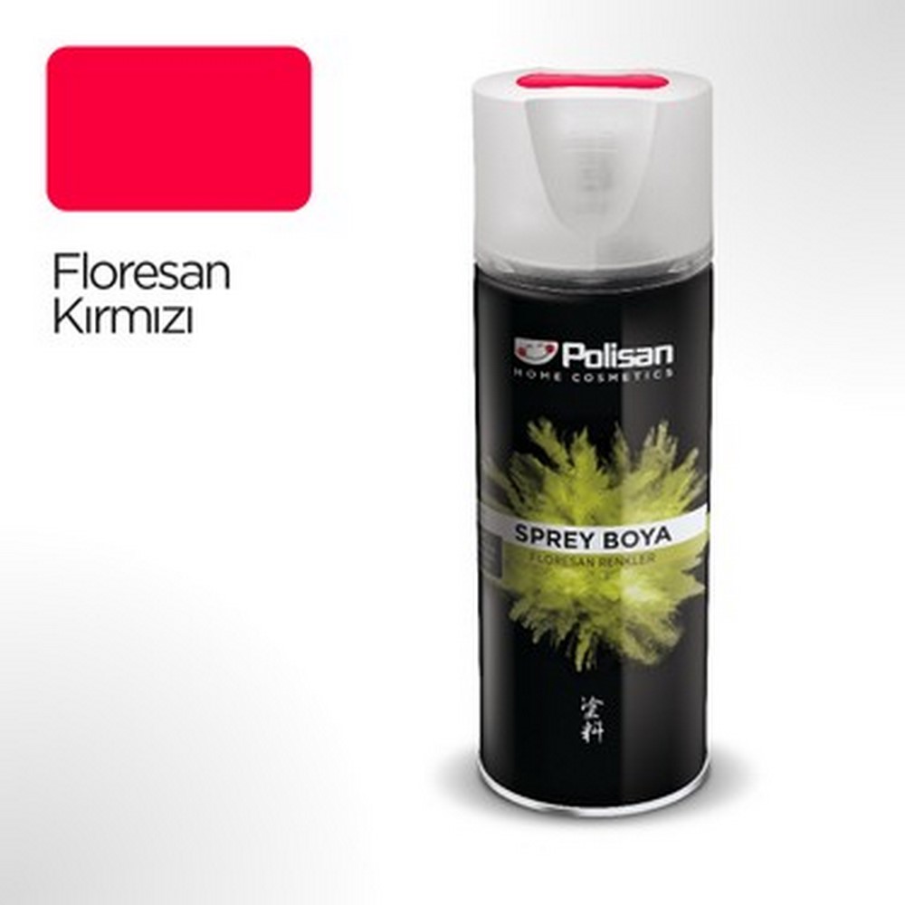 Polisan Sprey Boya Florasan Kırmızı 400ml