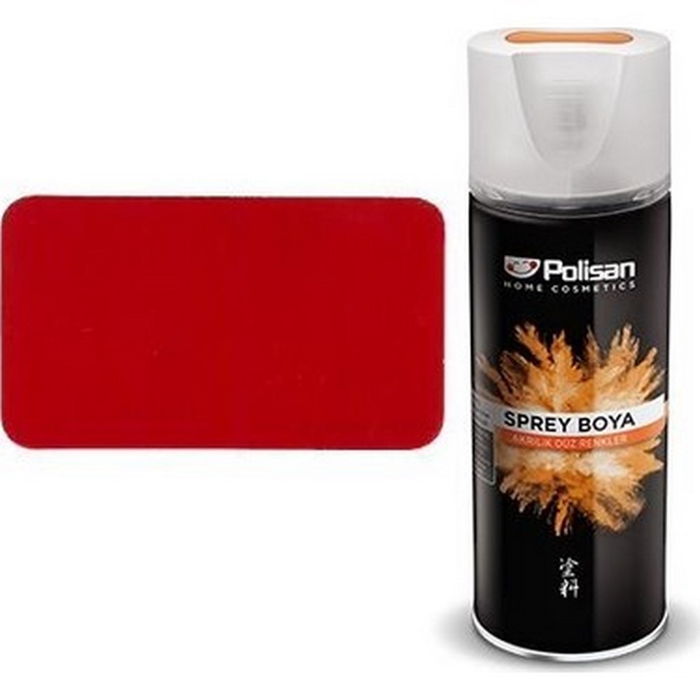 Polisan Sprey Boya Makina Kırmızı 400 ml ral-2002