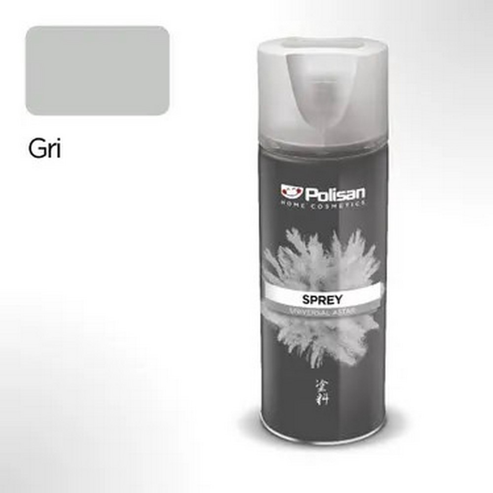 Polisan Plastik Sprey Boya Gri ral- 7001
