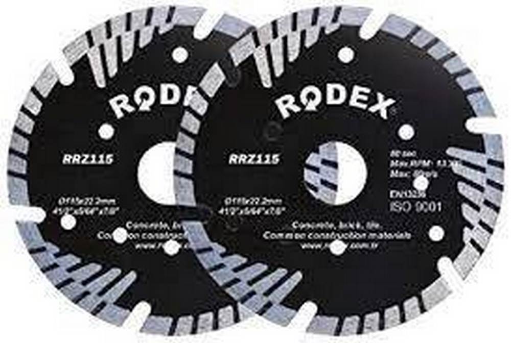Rodex RRZ230 Turbo Elmas Testere Profect Segment 230 mm (5/10/50)