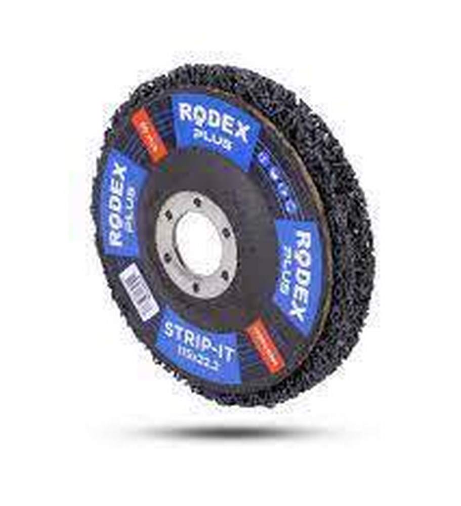 Rodex RZS115B 115 mm Siyah Strip Disk 22.23 mm Göbek Çapı (50)