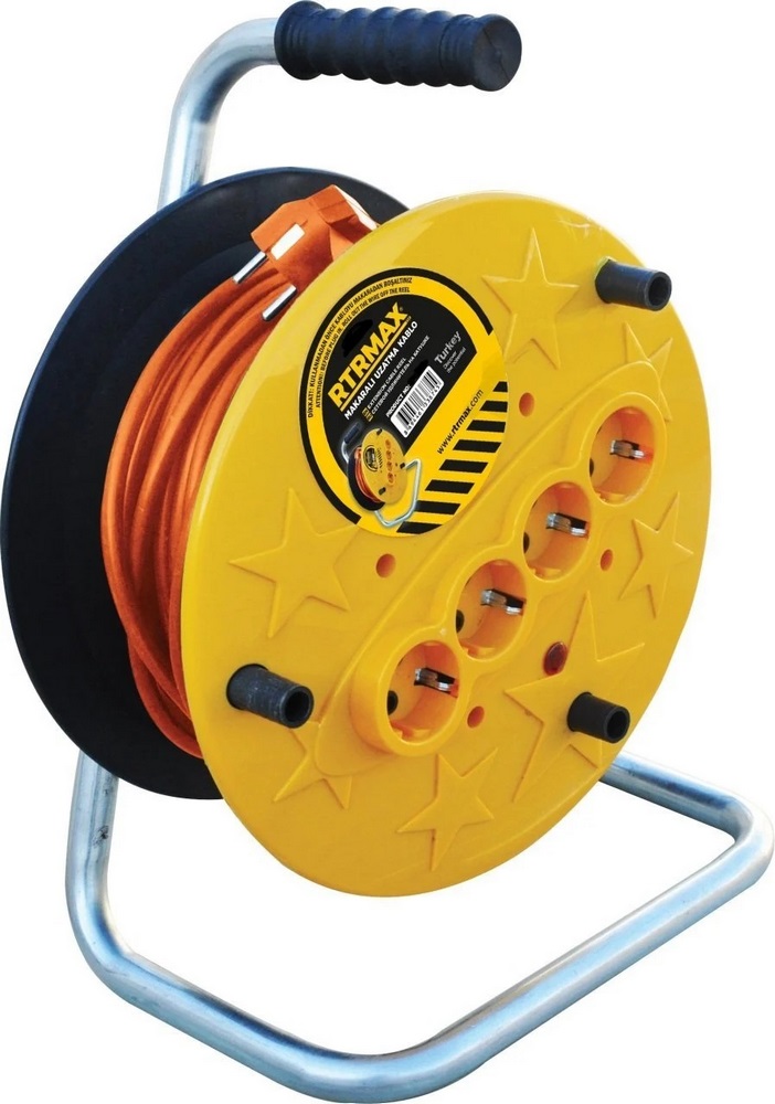 Rtrmax REM32520 Makaralı Kablo Açık Tip 20mt*2.5mm