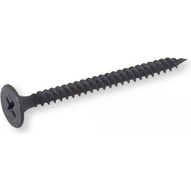 Meridyen Alçıpan Vidası 3,5*25 Mm Sık Diş Sivri Uçlu 1000 Adet