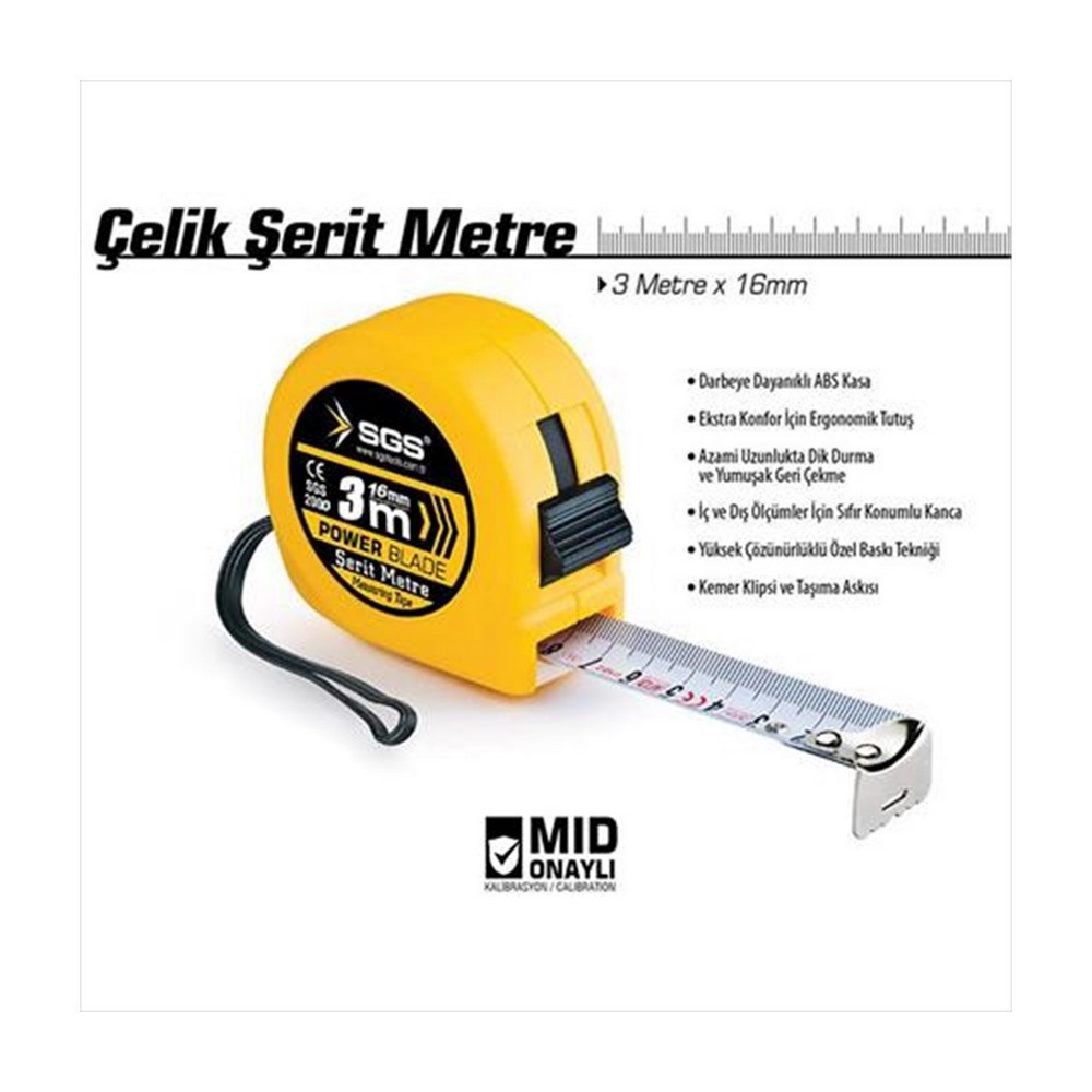 Sgs Şerit Metre 5x25mm