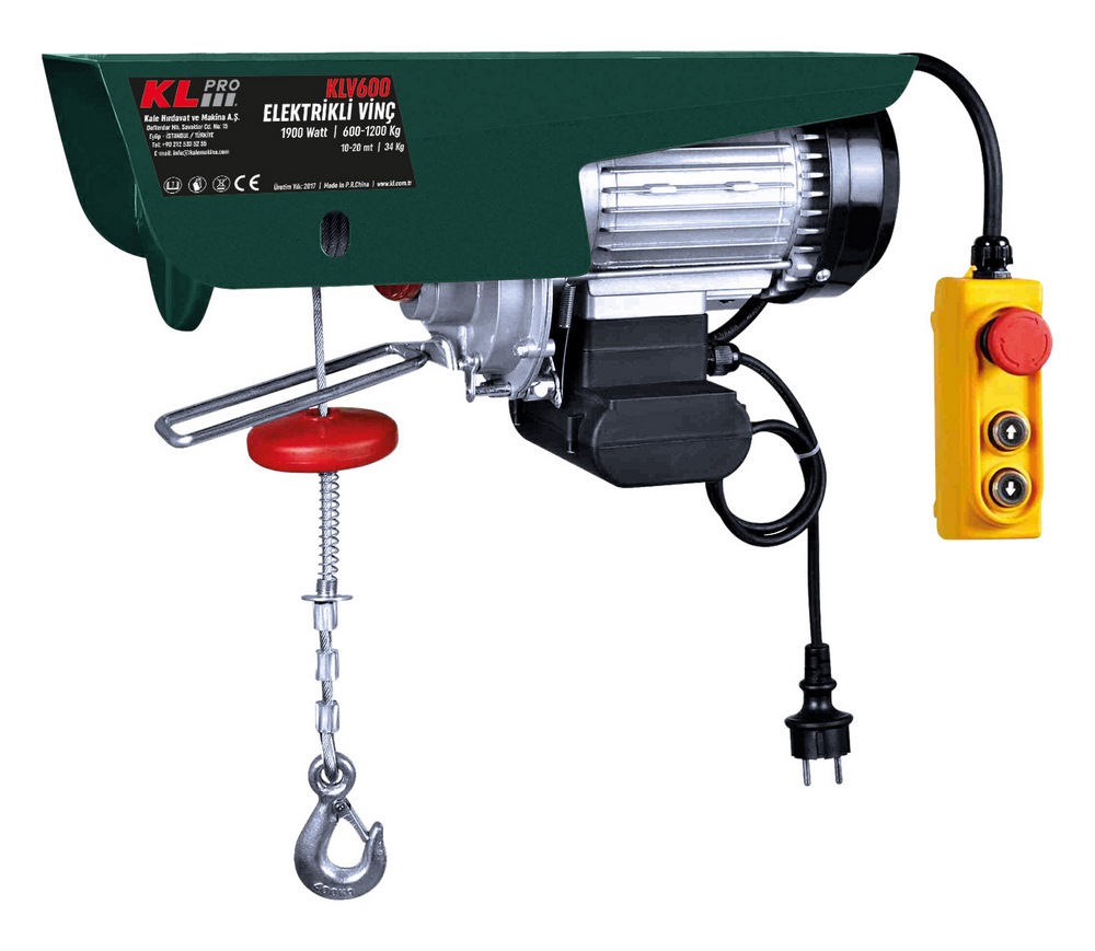 Klpro KLV600 600 - 1200 kg Elektrikli Vinç