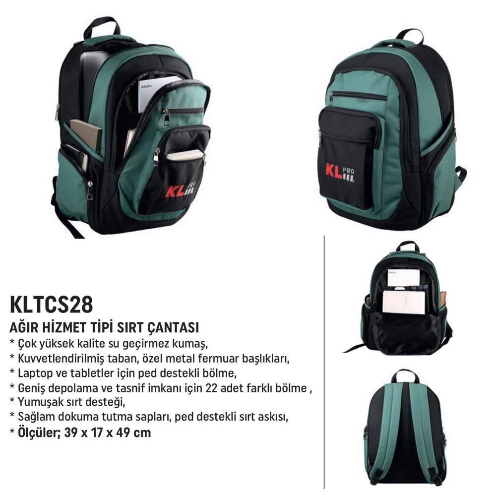 Klpro KLTCS28 Ağır Hizmet Tipi Sırt Çantası