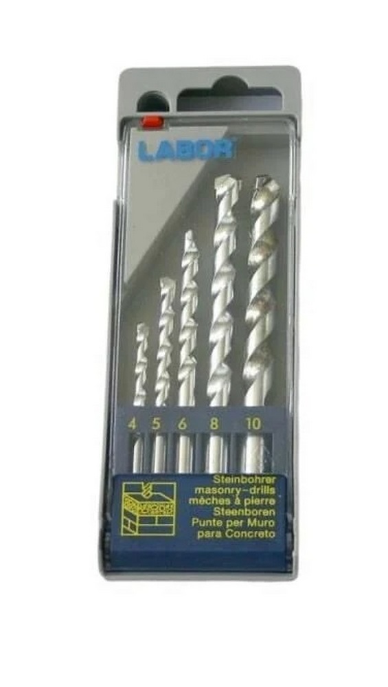 Labor KA030052 Ağaç Matkap Seti Plastik Kutu (4,5,6,8,10)